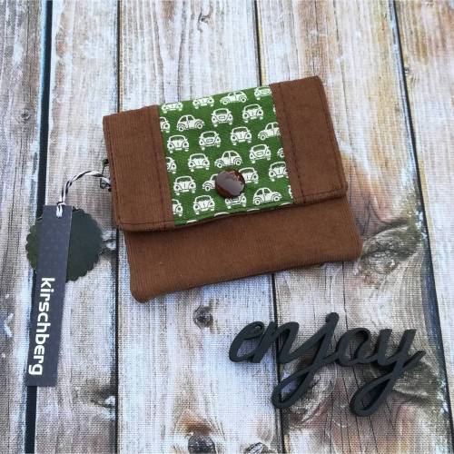 Kleines Portemonnaie für Autofans Cord