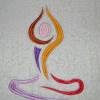 Yoga Tuch Frottee mit Namen und 3 Motiven bestickt Bild 5