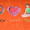 Yoga Tuch Frottee mit Namen und 3 Motiven bestickt Bild 6
