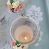 Tischdeko Teelicht Hochzeit, Konfirmation, Kommunion Bild 5