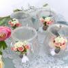 Tischdeko Teelicht Hochzeit, Konfirmation, Kommunion Bild 7