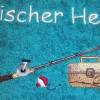 Handtuch Motiv Fischer, Fischerei, Angeln, Fischen Bild 1
