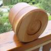 Sehr schöne gedrechselter Holzdose aus Kirschbaum Bild 6