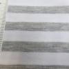 Jersey Baumwolljersey Melange Streifen ca.1cm  grau-wollweiß Oeko-Tex Standard 100(1m/13,-€) Bild 2
