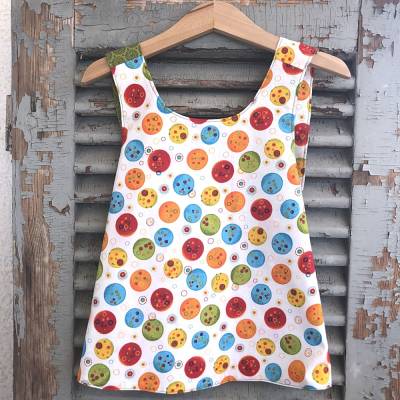 Schürzenkleid Wendetunika Gr.98