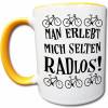 Fahrrad Tasse,  Radfahrer Geschenk, Radfahren Sprüche Kaffeetasse, Lustiger Radlos Spruch Bild 5