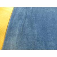 Nicki Baumwolle uni blau Oeko-Tex Standard 100   (1m/11,-€) Bild 1