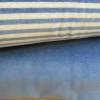 Nicki Baumwolle Streifen 5mm blau - hellgrau Oeko-Tex Standard 100   (1m/12,-€) Bild 4
