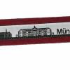 Schlüsselanhänger Stadt Münster rot - verschiedene Längen und Anhängerformen Bild 3