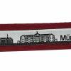 Schlüsselanhänger Stadt Münster rot - verschiedene Längen und Anhängerformen Bild 7