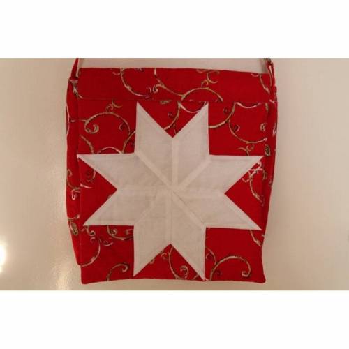 Patchworktasche "Rot"