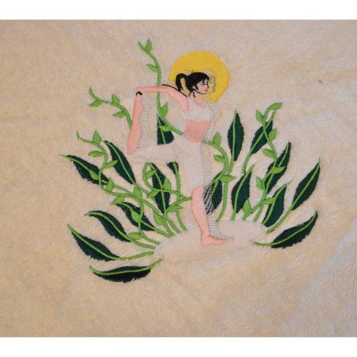 Handtuch Duschtuch Yoga männlich oder weiblich