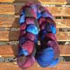 Handgefärbter Kammzug aus süddeutscher Merino Bild 2
