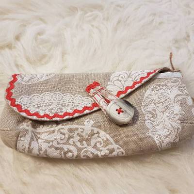 Brillenetui kleines Täschchen Handmade Geschenkidee Unikat Baumwolle Etui Brille Sonnenbrille Aufbewahrung