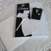Glückwunschkarte/Hochzeitskarte/zur Hochzeit in schwarz/weiß Bild 3