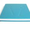 Kochbuch, metallic türkis blau, DIN A5, 100 Blatt, Hardcover, Rezeptbuch Bild 3
