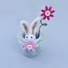 Oster-Hase im Blumentopf, Oster-Deko mit Osterhase, Tischdeko, Geschenk im Frühling Bild 5