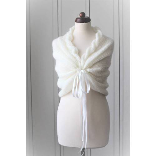 Hochzeitsschal Capelet   in creme !