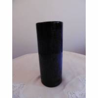 VINATGE *** schöne dunkelblaue Keramik-Vase *** Bild 1