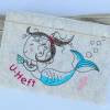 U-Hefthülle aus Filz mit Meerjungfrau Bild 1