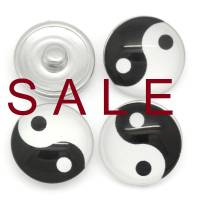 SALE! Druckknopf, Druckknöpfe, Button, Druckknopfbutton, yin- yang,  statt 2,99 Euro jetzt 0,60 Euro Bild 1