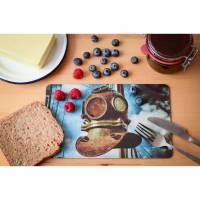 Frühstücksbrettchen Taucherhelm Fotografie Brettchen aus Melamin, spülmaschinenfest, Schneidebrett 14 x 23 cm Bild 1