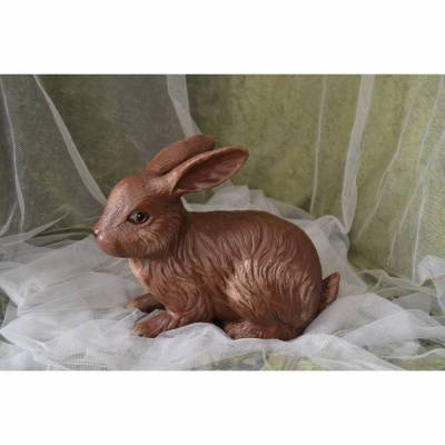 Großer Keramikhase braun