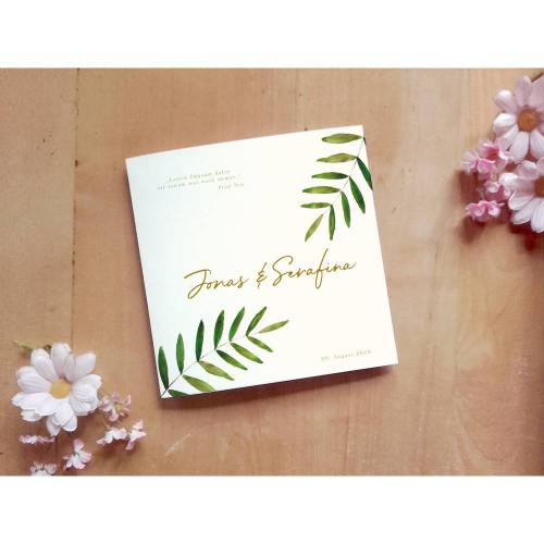 Hochzeitsdesign Greenery Farn Printable DIY