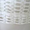 Vintage Scheibengardine Gardine grobe Struktur in weiß aus den 70er Jahren Bild 9