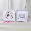 Geldgeschenk 60.ter Geburtstag, rosa, Gutscheinverpackung, Box, Geschenkverpackung, Geburtstagsgeschenk Bild 2