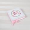 Geldgeschenk 60.ter Geburtstag, rosa, Gutscheinverpackung, Box, Geschenkverpackung, Geburtstagsgeschenk Bild 4