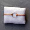 Silver Circle • Armband Leder | Wunschfarbe | Armschmuck | Freundschaftsarmband | Geschenke für Frauen | Freundin | Schwester | Männer Bild 7