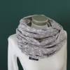 XXL Loop Stillloop Stillschal extrabreit Baumwolle Anker grau-weiß Jersey Geschenk zur Geburt Bild 2
