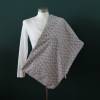 XXL Loop Stillloop Stillschal extrabreit Baumwolle Anker grau-weiß Jersey Geschenk zur Geburt Bild 6