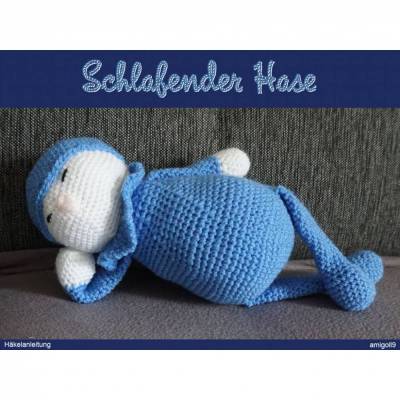 Häkelanleitung schlafender Hase