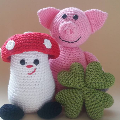 Häkelanleitung - Glückstrio