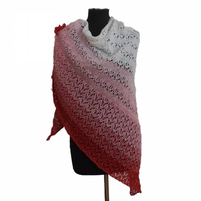 Strickanleitung - Tuch "Fuchsia"