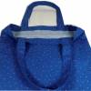 Einkaufstasche Stoffbeutel blau Punkte Punkt weiß Tasche handmade Bild 3