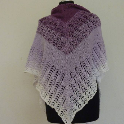 Strickanleitung - Tuch "Purple"