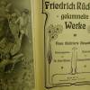 Prachtband-Rückerts Werke 1900/12, Friedrich Rückerts gesammelte Werke, neue illustrierte Ausgabe,Merkur Verlag, 444 Seiten. Bild 2