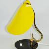 50er Jahre Tischlampe Leuchte Kunststoff zeitlos stil novo  mid century fifties Acryl Plexiglas gelb schwarz vintage Bild 3