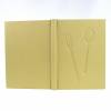 Rezeptbuch, metallic gold altgold, DIN A5, 100 Blatt, Kochbuch, Hardcover Bild 2
