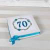 Geldgeschenk 70.ter Geburtstag, blau, Gutscheinverpackung, Box, Geschenkverpackung, Geburtstagsgeschenk Bild 3