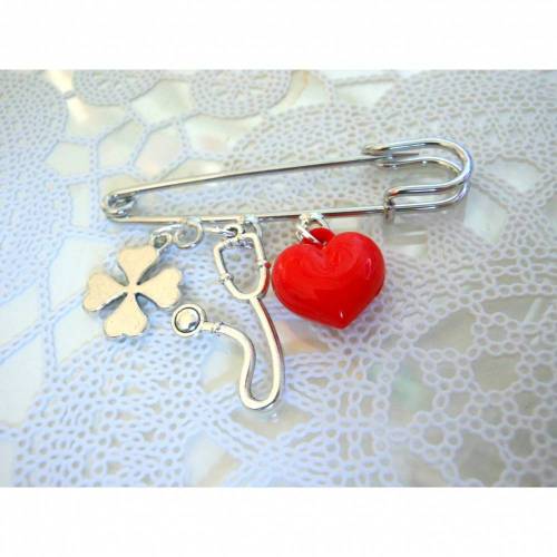 DANKE SAGEN, Krankenschwester, Arzt, Pfleger , Brosche Anstecknadel