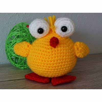 Amigurumi Häkelanleitung Osterküken Kiki