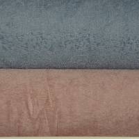 Frottee aus Bambus seidenweich altrosa  blau Handtuch Bademantel 50 x 150 cm Nähen Bild 1