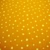 Stoff Baumwolle Musselin Double Gauze weisse Sterne  senfgelb / ocker weiß Blusenstoff Spucktuch Kleiderstoff Bild 4