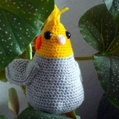 Häkelanleitung für den Nymphensittich Amadeus