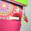 Farbenfrohe Foldover big Handtasche mit Rucksack-Funktion Bild 2
