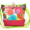 Farbenfrohe Foldover big Handtasche mit Rucksack-Funktion Bild 8